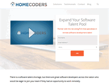 Tablet Screenshot of homecoders.com